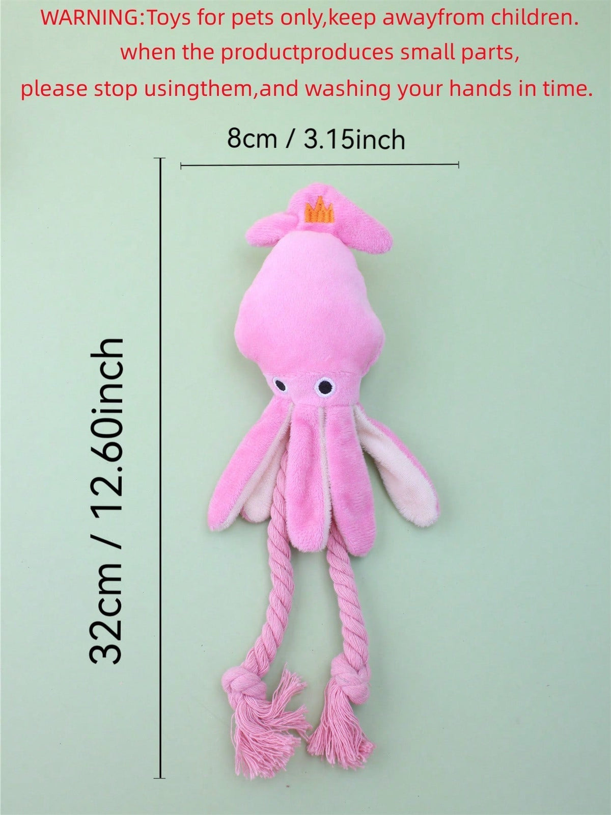 A New Dog Doll Octopus Plush Doll For Grinding Teeth And Cleaning, Suitable For Golden Retrievers, Teddy & Poodle Breeds, Pet Dolls For Entertainment Only